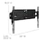 Flash Furniture 40"-84" Black Full Motion Adjust TV Wall Mount RA-MP006-GG - alternate 10